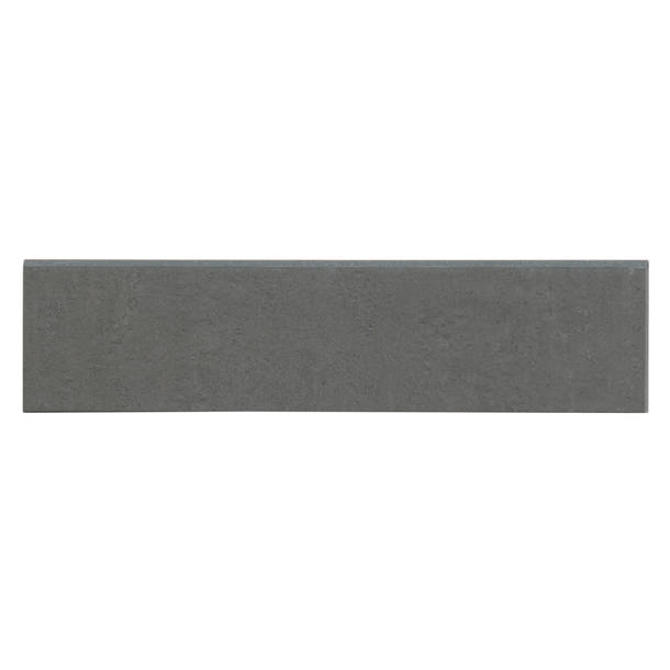 Qube Tiles 24" x 4" Polished Porcelain Bullnose Tile Trim in Absolute